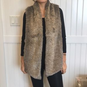 Tart Collections faux fur vest